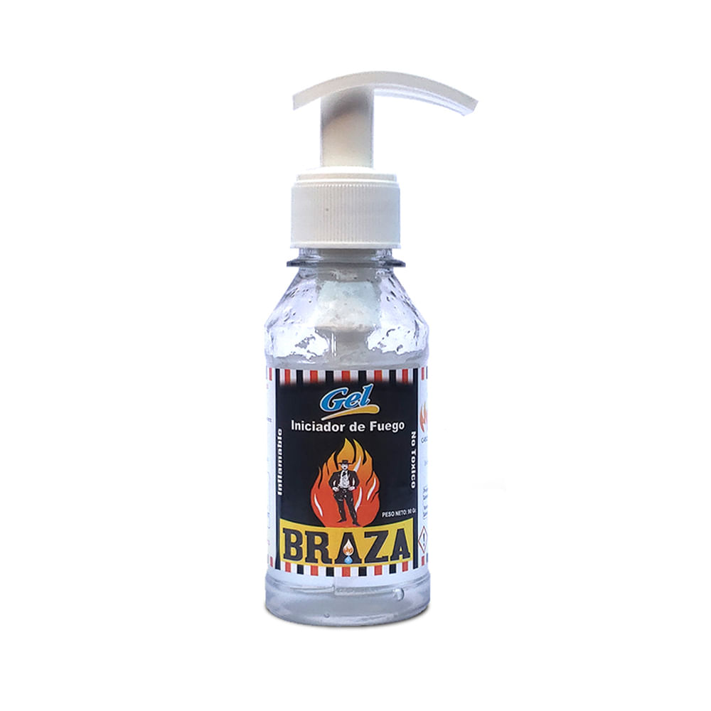 Braza Iniciador de Fuego en Gel Botella 90 ml