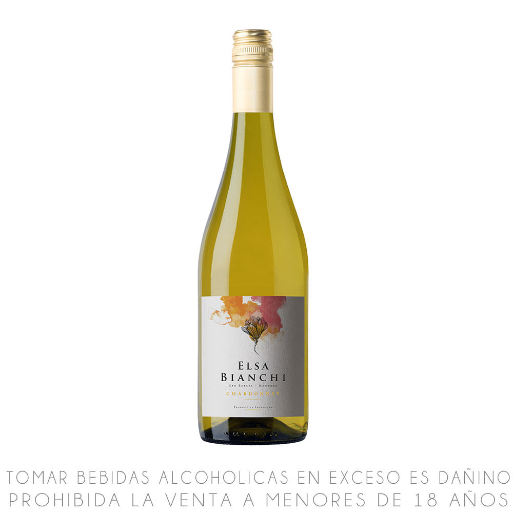 Vino Blanco Chardonnay Elsa Bianchi Botella 750ml