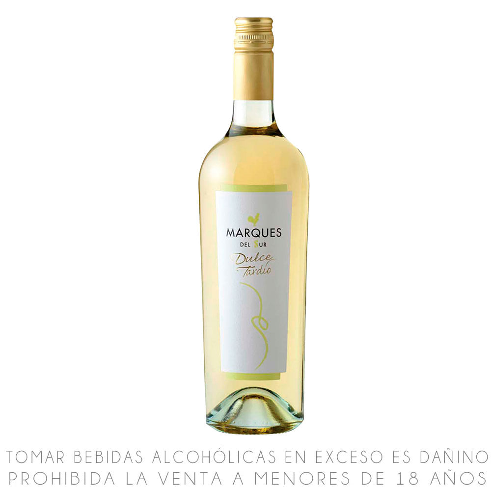 Vino Blanco Dulce Tardío Marques Del Sur Roble Botella 750 ml