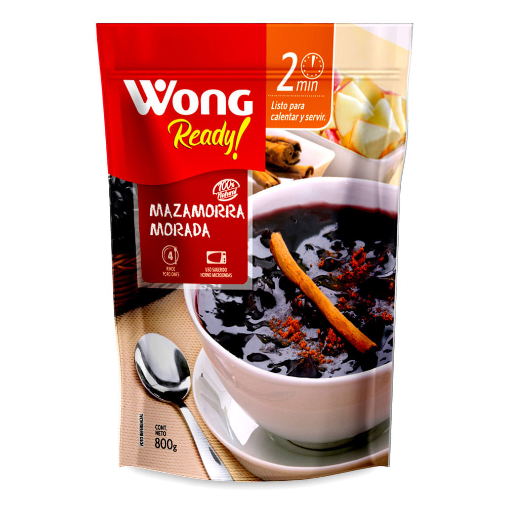 Mazamorra Morada Wong Ready Doypack 800 gr