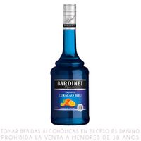 Licor Curacao Azul Bardinet Botella 700ml