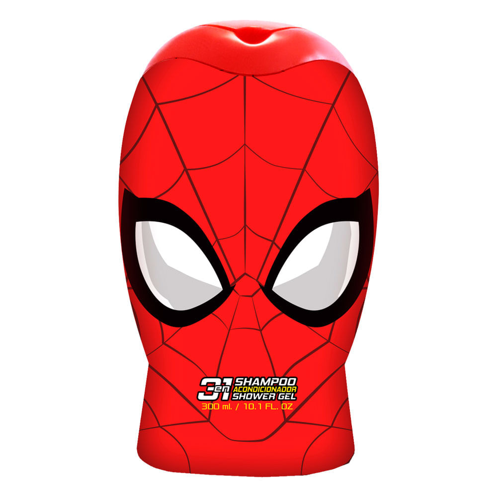 Shampoo 3 en 1 Avengers Spiderman Frasco 350 ml