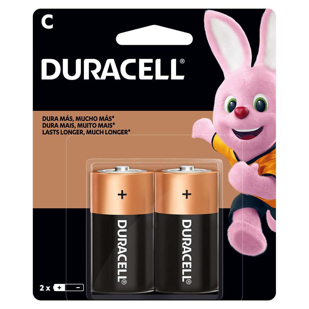 Duracell Pilas Alcalinas C Paquete 2 unid
