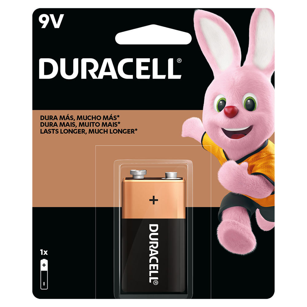 Duracell Pila Alcalina 9V Paquete 1 unid