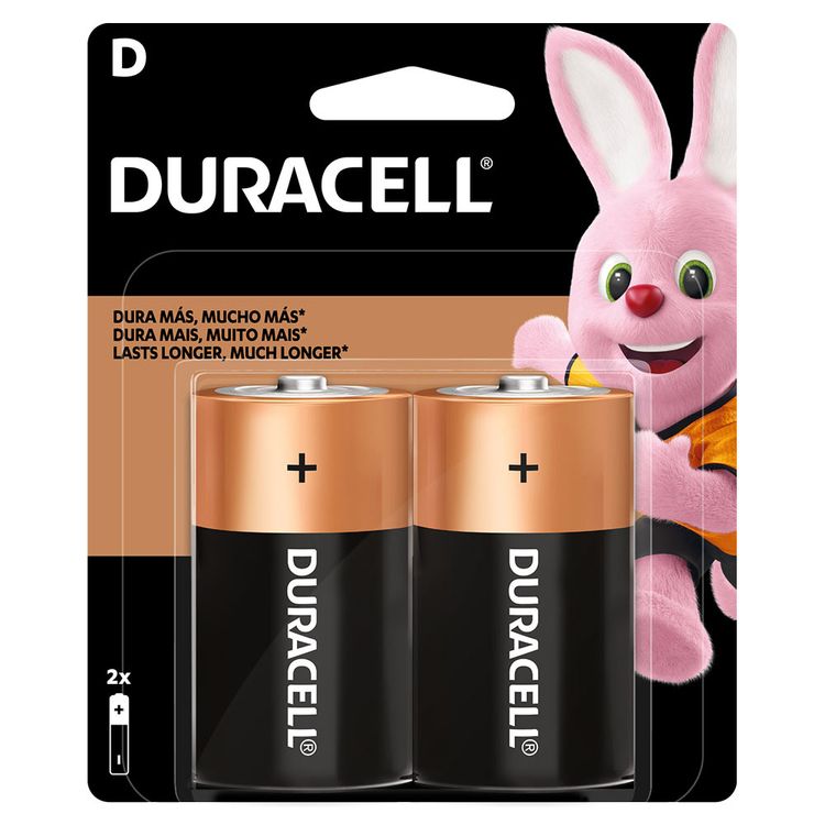 Pilas-Duracell-D-Pack-2-Unid-1-8037 Pilas-Duracell-D-Pack-2-Unid-1-8037