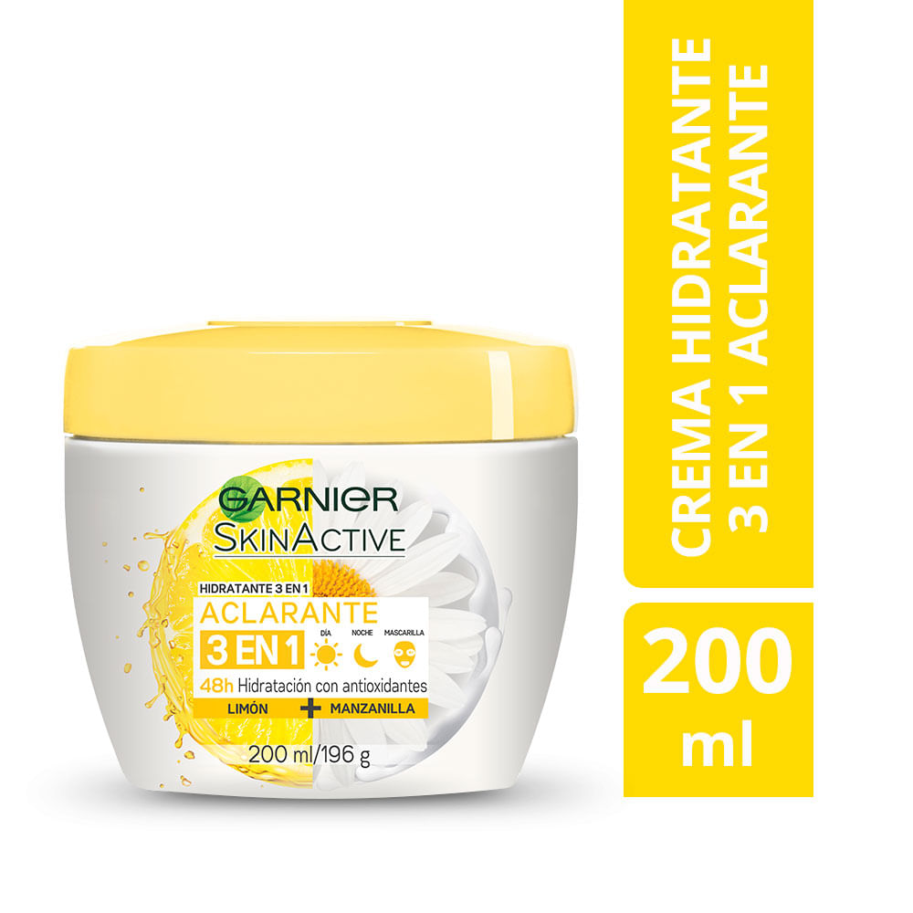 crema facial hidratante garnier
