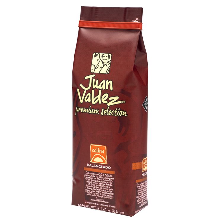 Café Balanceado Molido Colina Juan Valdez Premium Bolsa