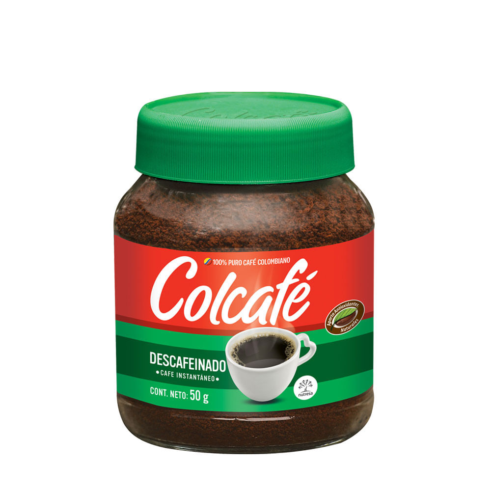 Café Descafeinado Colcafe Frasco 50 g Wong
