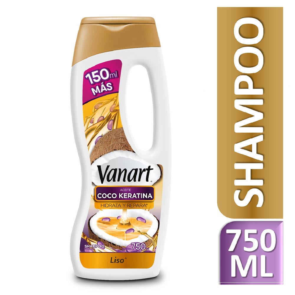 Shampoo Liso Vanart Frasco 750 ml Metro