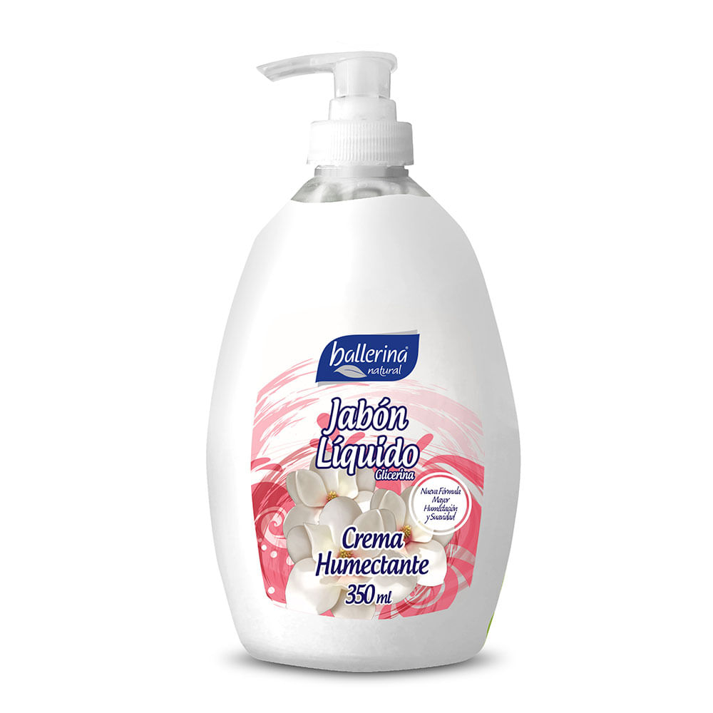 Jabón Líquido Crema Humectante Ballerina Frasco 350 ml