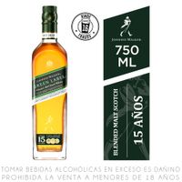 Whisky Johnnie Walker Green Label Botella 750ml