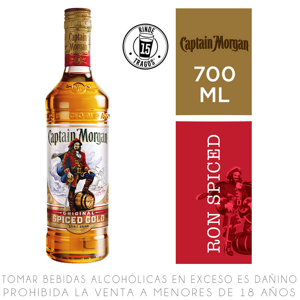 Ron Captain Morgan Original Spiced Botella 750ml