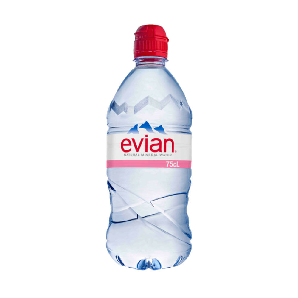Agua Sin Gas Evian Botella 750 ml