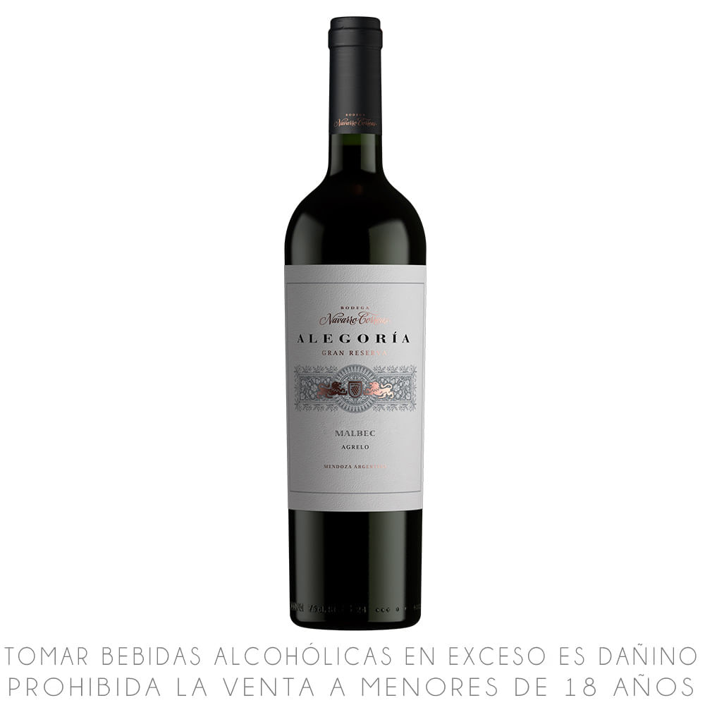 Vino Tinto Malbec Alegoría Gran Reserva Botella 750ml