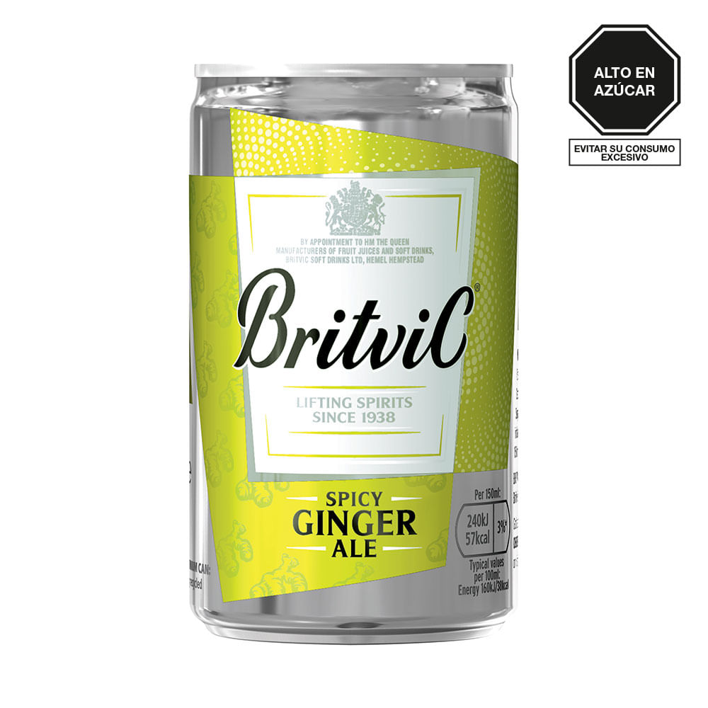 Ginger Ale Britvic lata150 ml