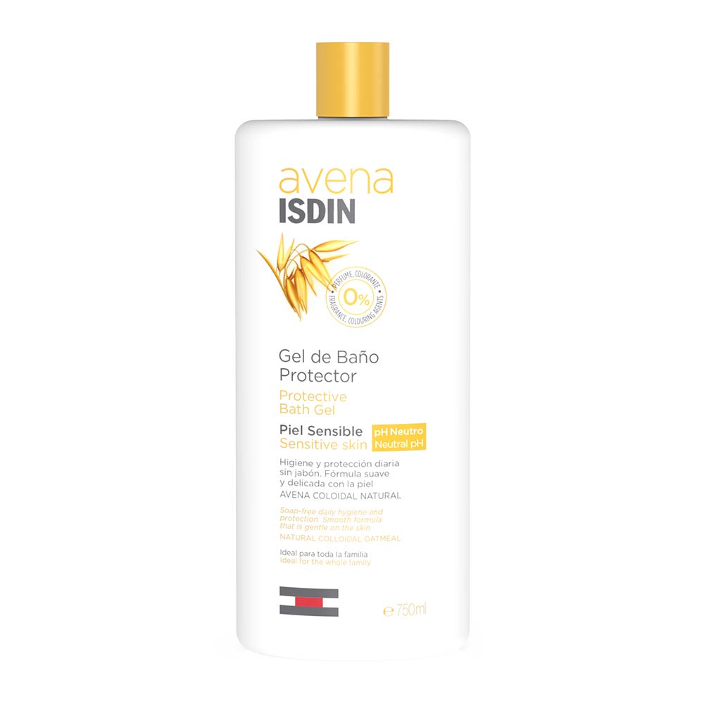 Gel de Baño Protector Avena Piel Sensible ISDIN Frasco 750 ml