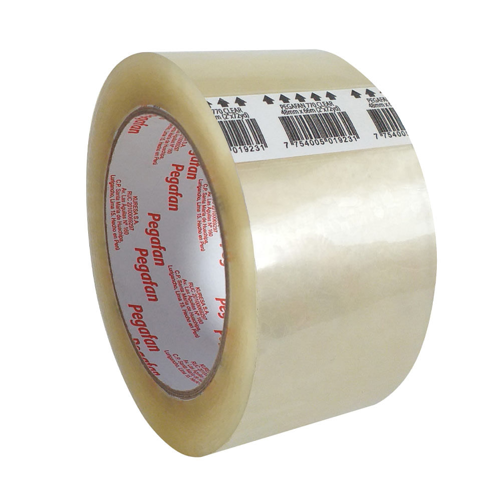 Pegafan Cinta de Embalaje Transparente 4.8 cm x 66 m