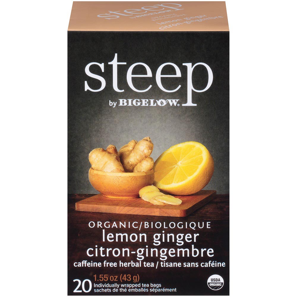 Infusión Orgánica Steep Lemon & Ginger 20un