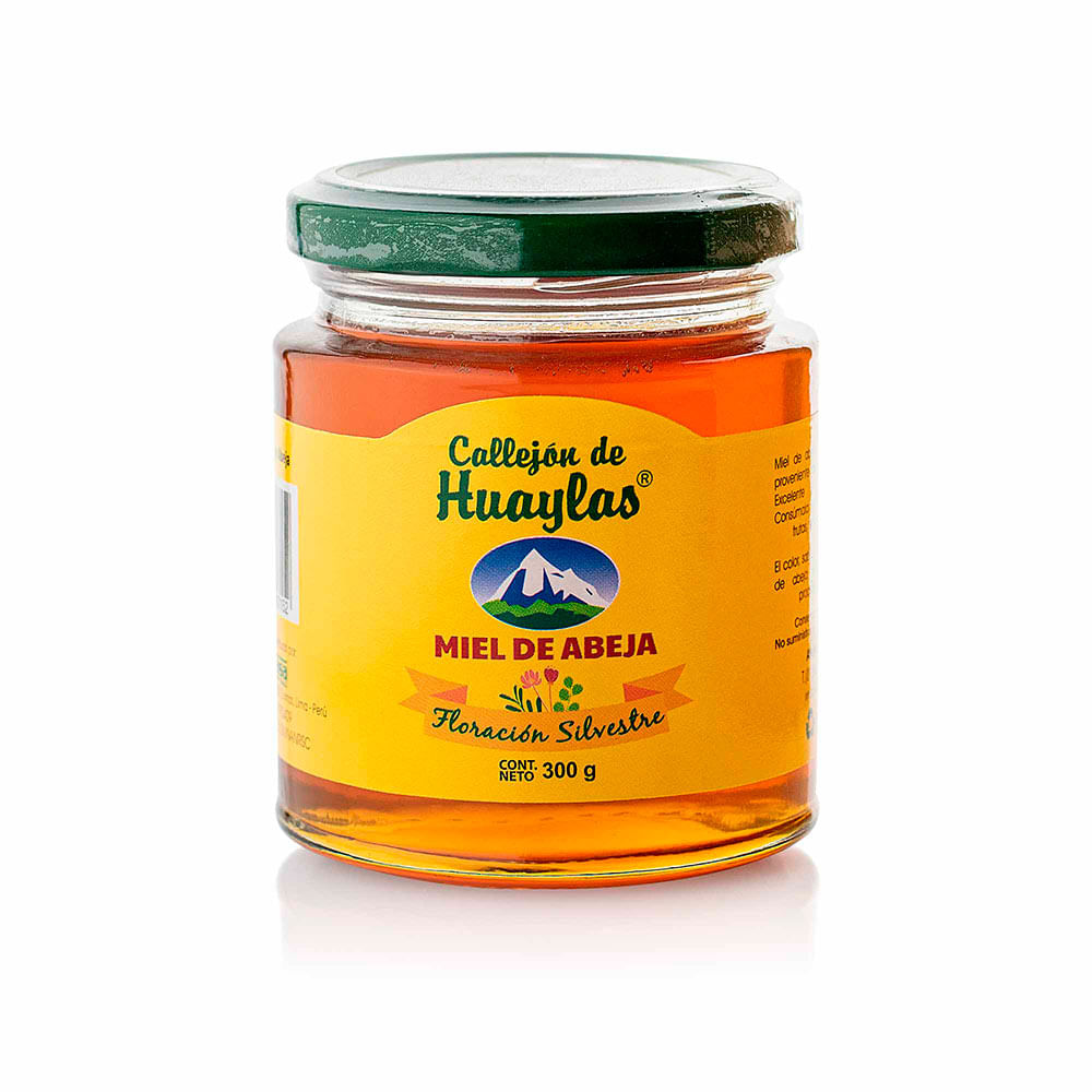 Miel de Abeja Callejón de Huaylas Natural Frasco 300 g