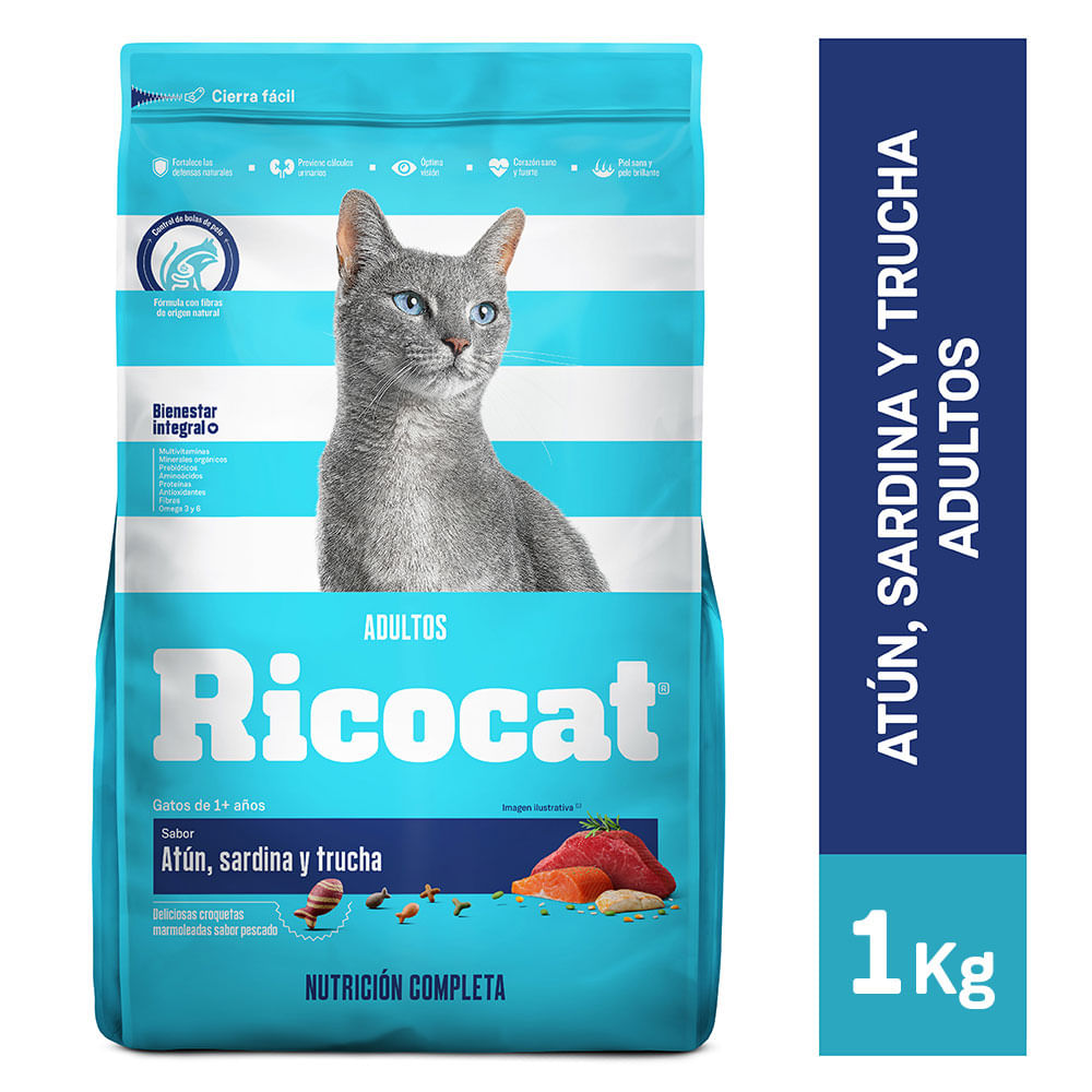 Ricocat Adulto Atun Sardina/Trucha 1Kg