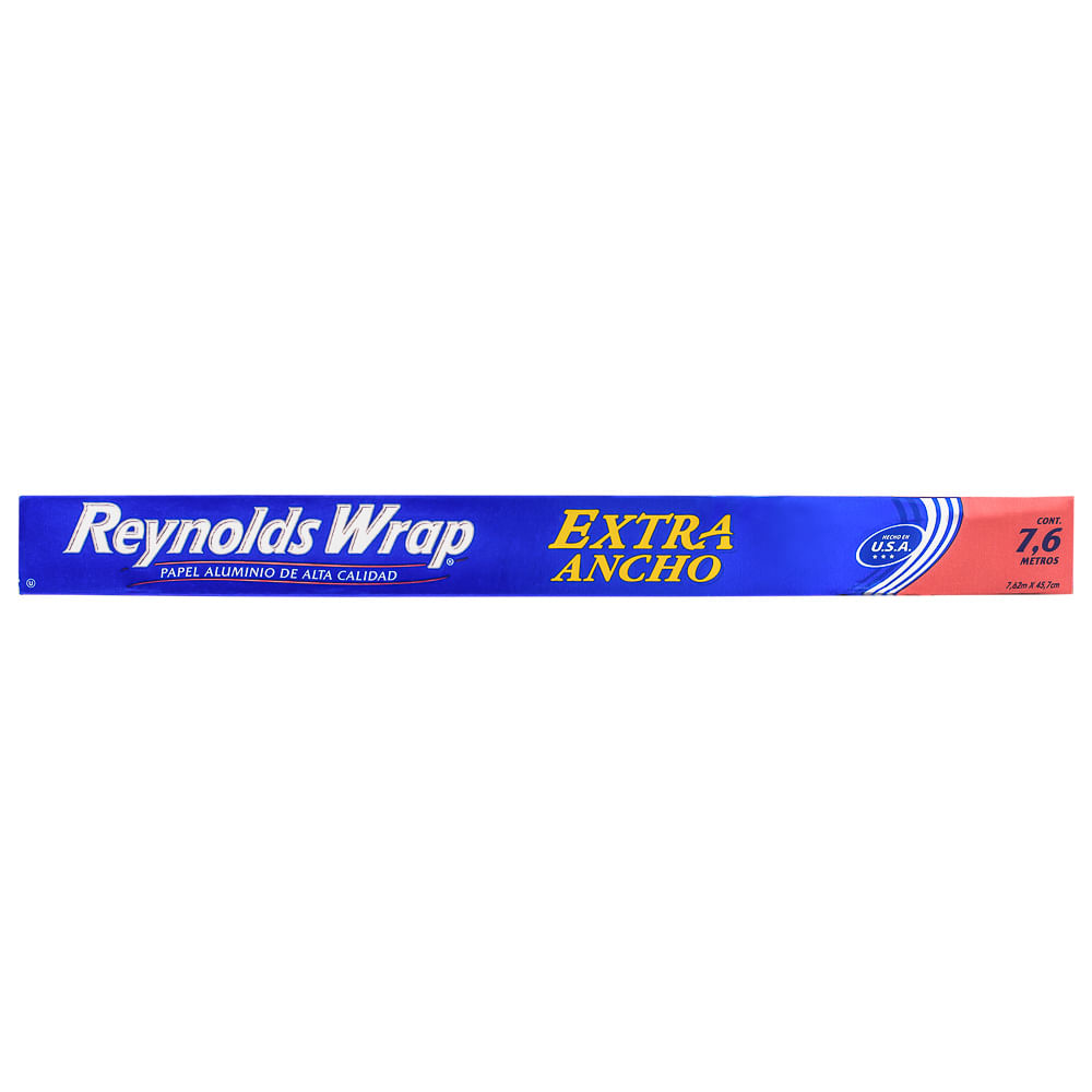 Papel Aluminio Extra Ancho Reynolds Caja 7.6 m