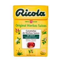 Caramelos de Hierbas Suizas Original Sin Azúcar Ricola Caja 27,5 g