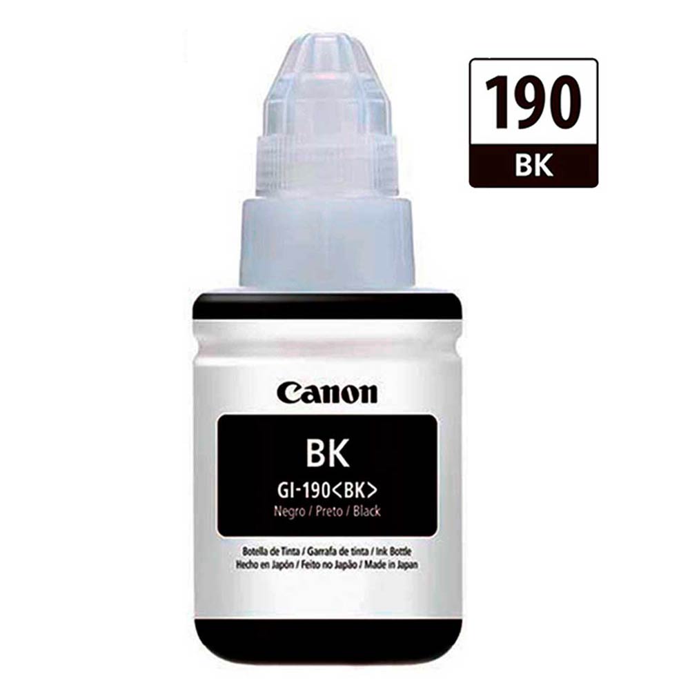 Canon Botella de Tinta GI-190 Negro