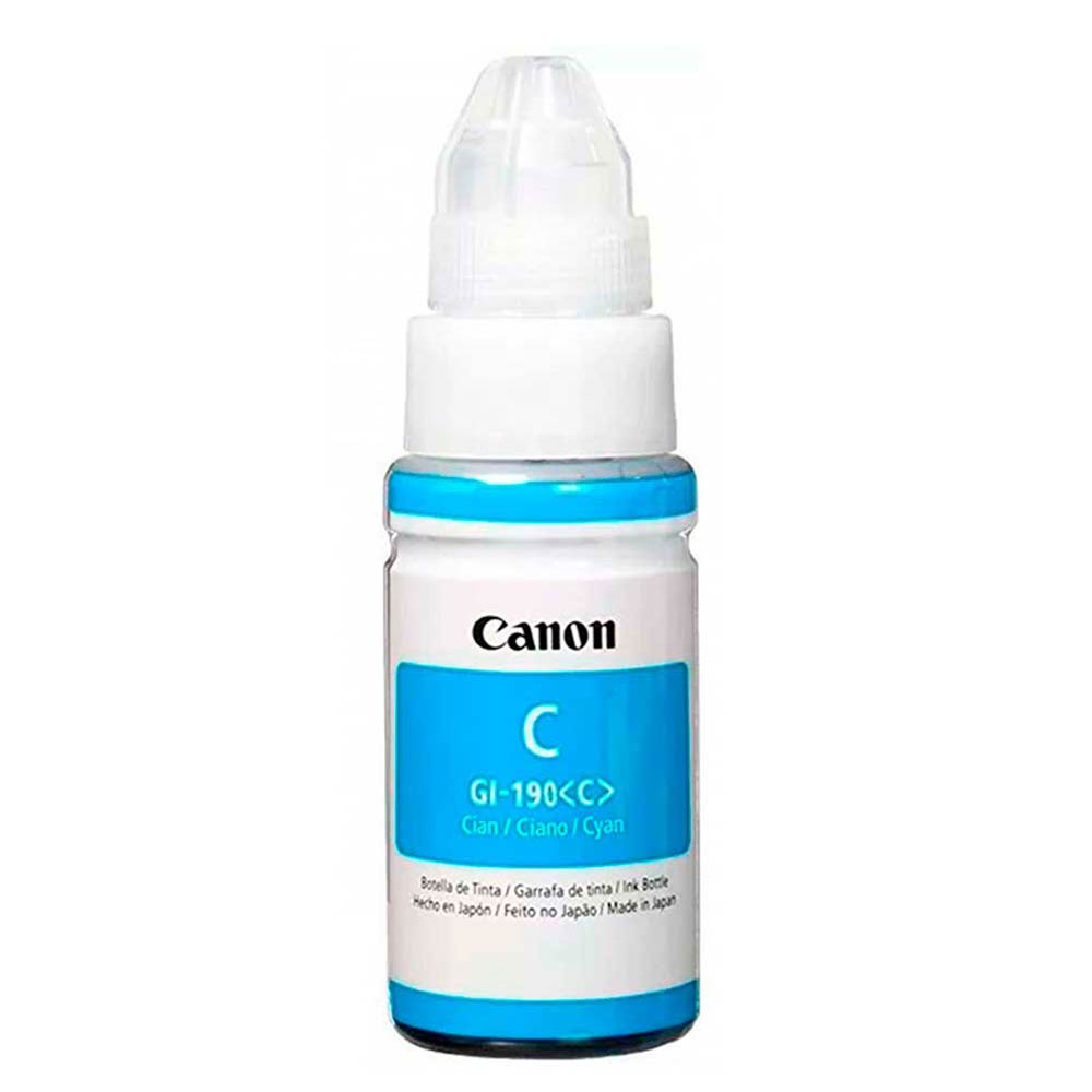 Canon Botella de Tinta GI-190 Cian
