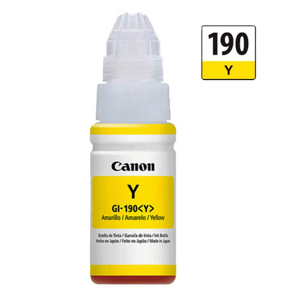 Canon Botella de Tinta GI-190 Amarillo