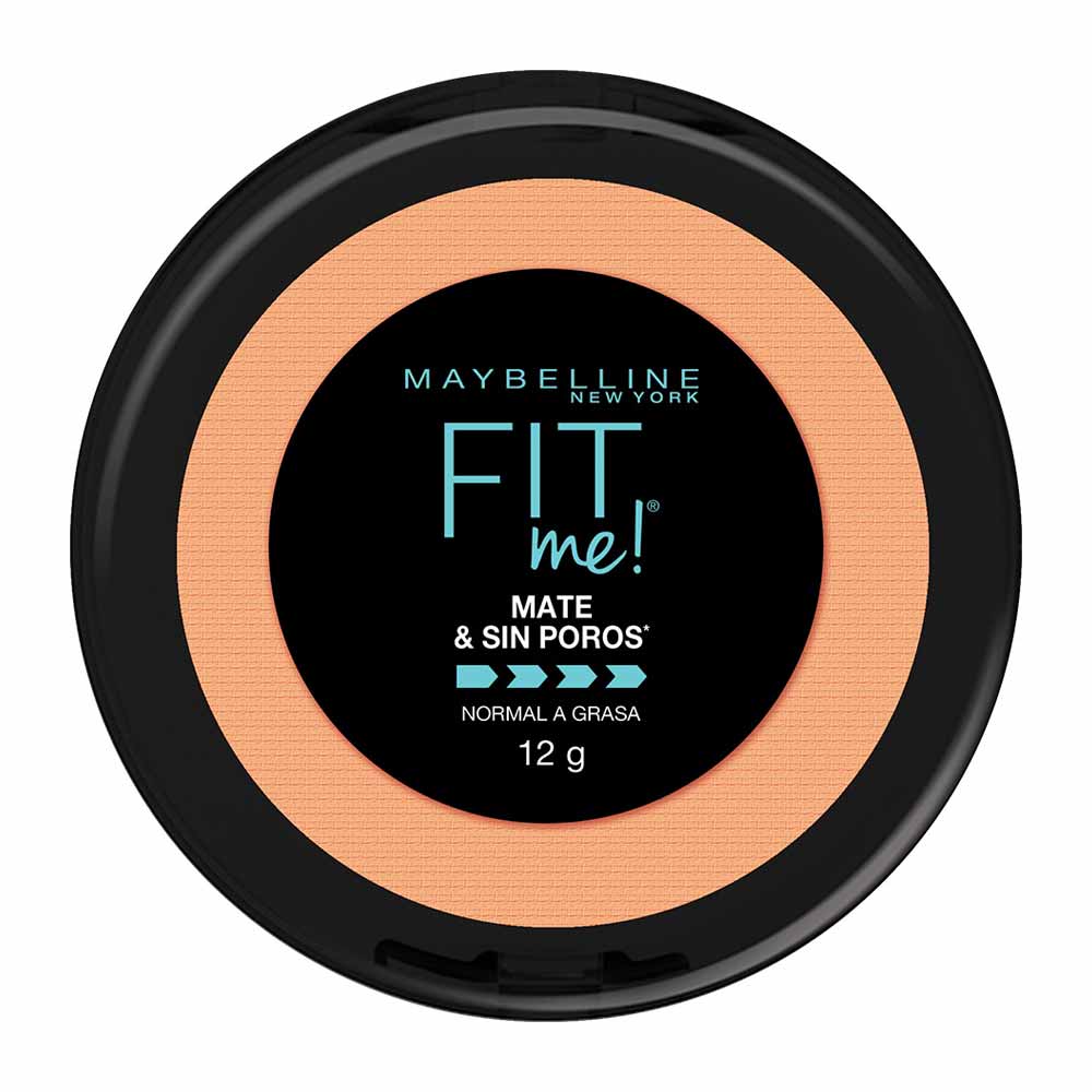 Polvo Compacto Matificante Fit Me! Matte + Poreless Maybelline Tono Natural Buff 230