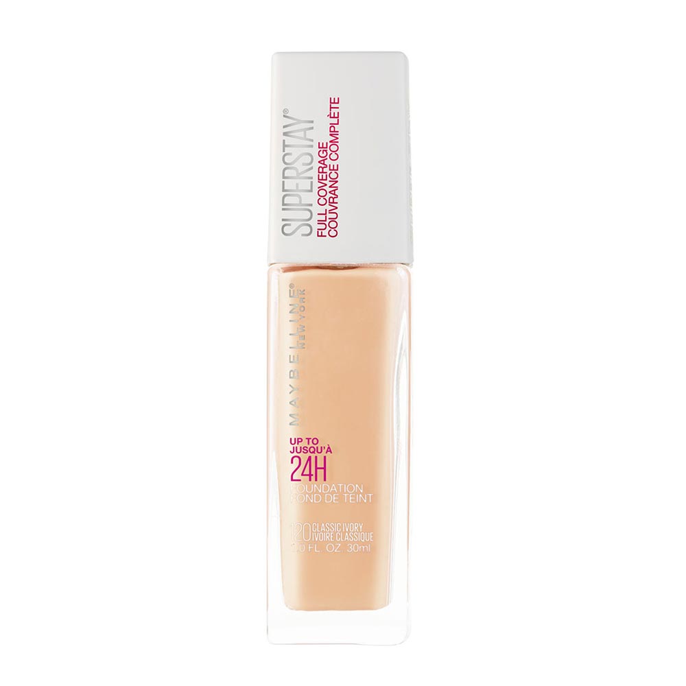 Base Líquida Super Stay Full Coverage Maybelline Tono Classic Ivory