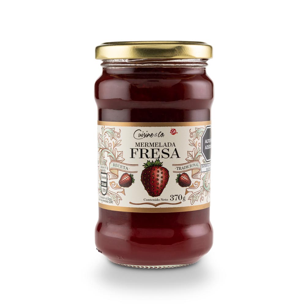 Mermelada de Fresa Cuisine & Co Frasco 370 g