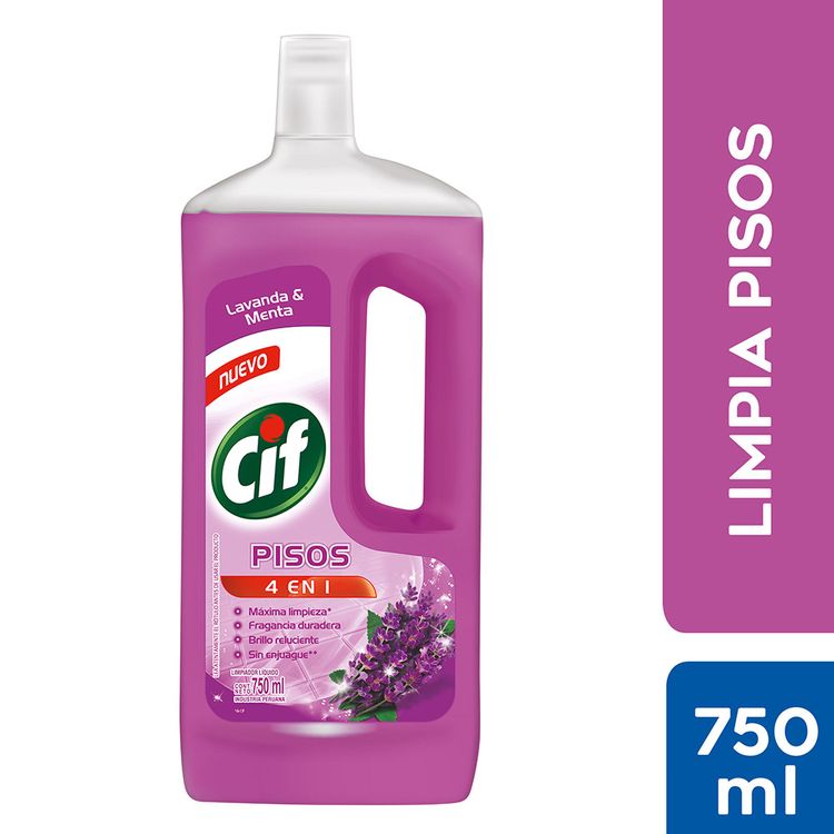 Limpia Pisos Liquido Cif Lavanda Y Menta Botella 750 Ml Metro