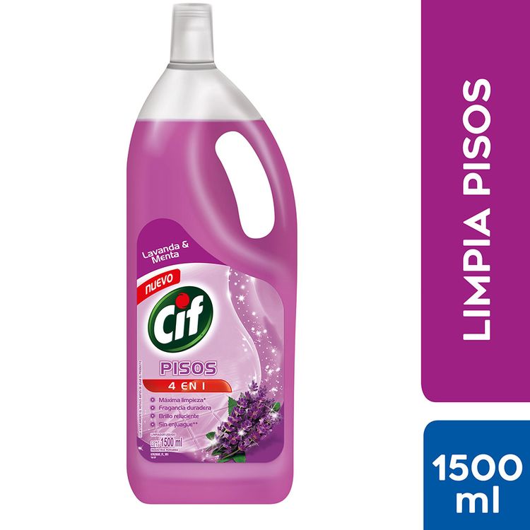 Limpia Pisos Liquido Cif Lavanda Y Menta Botella 1 5 L Wong