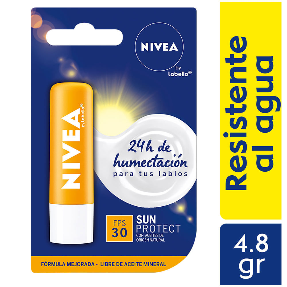 Protector Labial Nivea Sun Protect FPS 30 4.8g