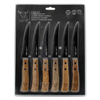 Wayu Cuchillos Parrilleros PRM 6 Piezas