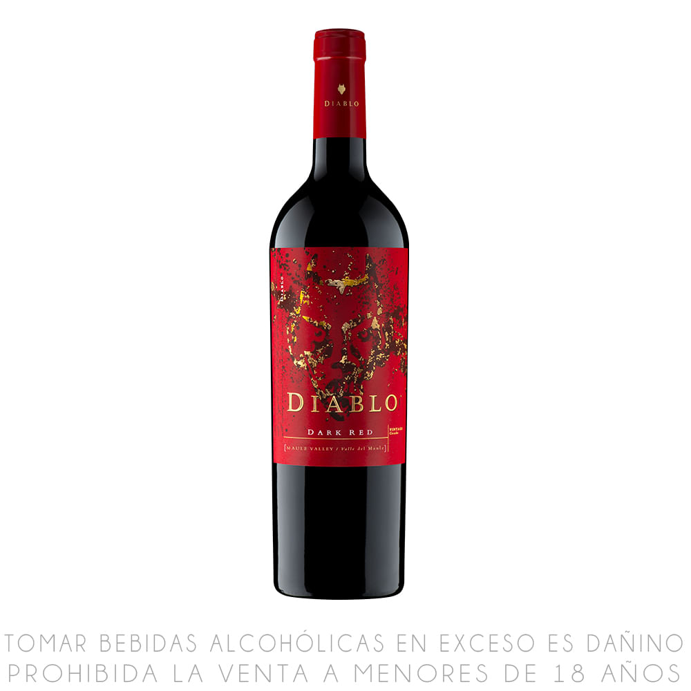 Vino Tinto Blend Dark Red Diablo Botella 750ml
