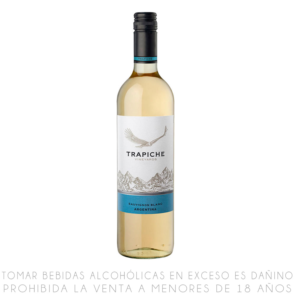 Vino Blanco Sauvignon Blanc Trapiche Botella 750ml