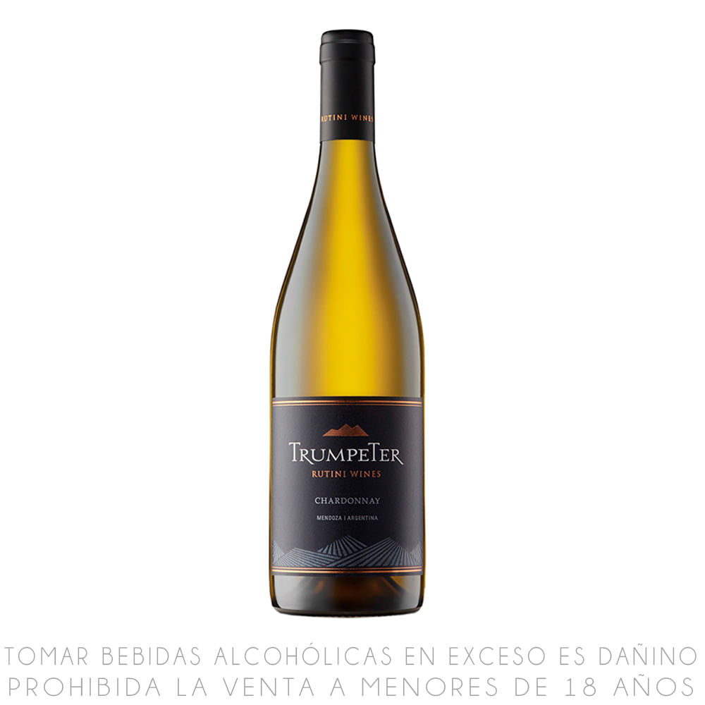 Vino Blanco Chardonnay Trumpeter Botella 750ml