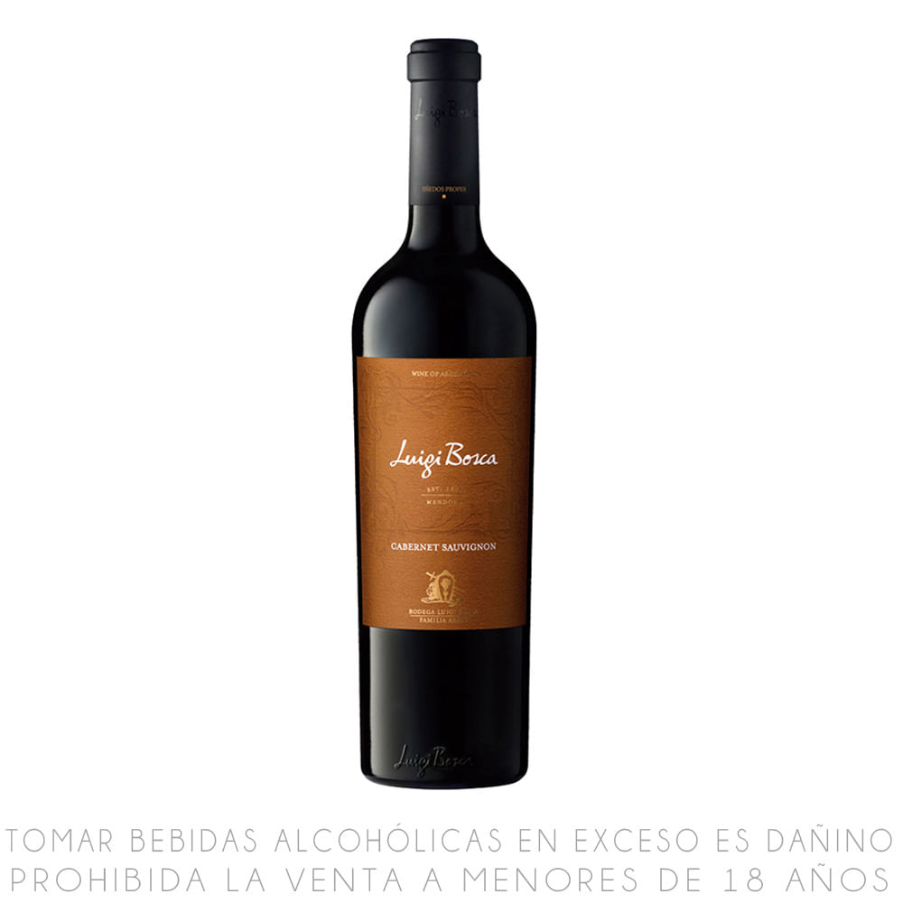 Vino Tinto Cabernet Sauvignon Reserva Luigi Bosca Botella 750ml