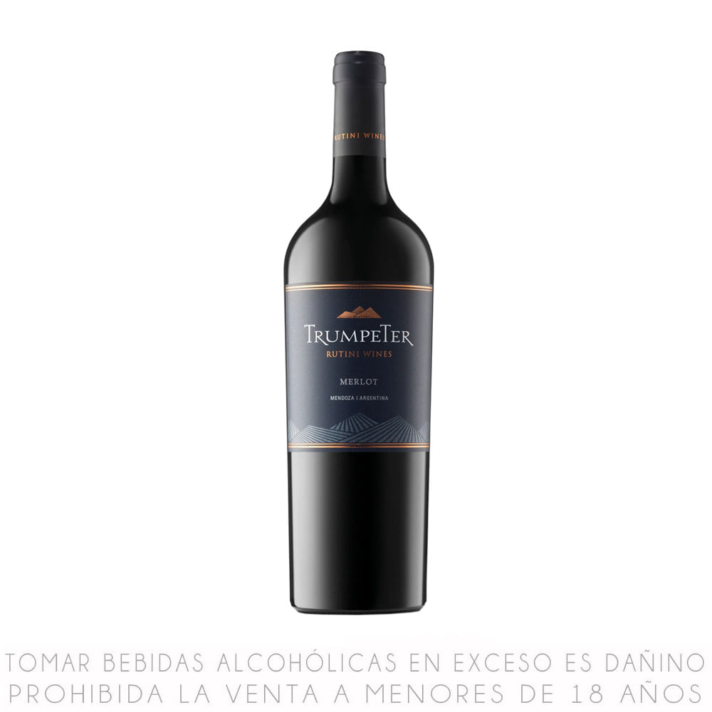 Vino Tinto Merlot Trumpeter Botella 750ml