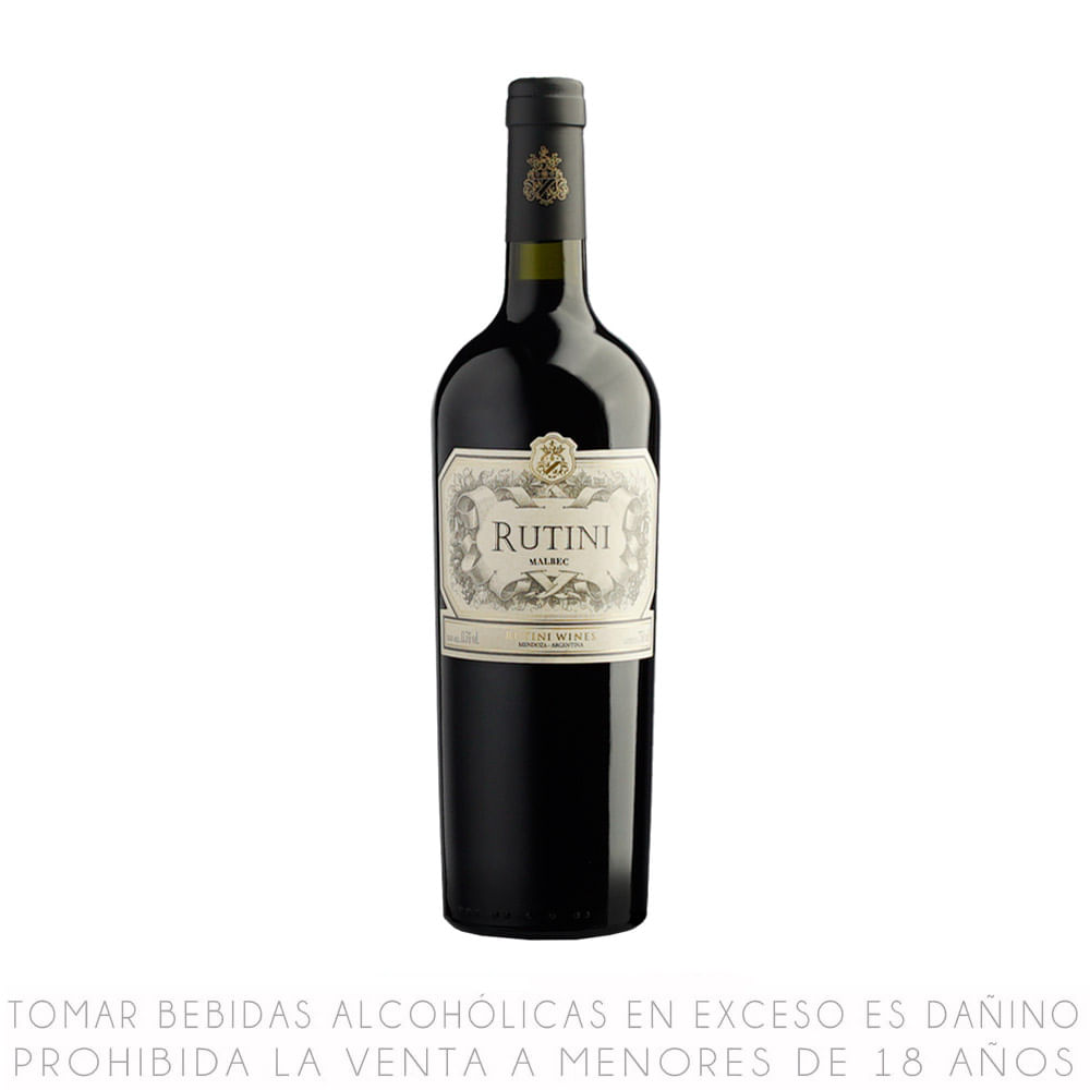 Vino Tinto Malbec Rutini Wines Botella 750ml