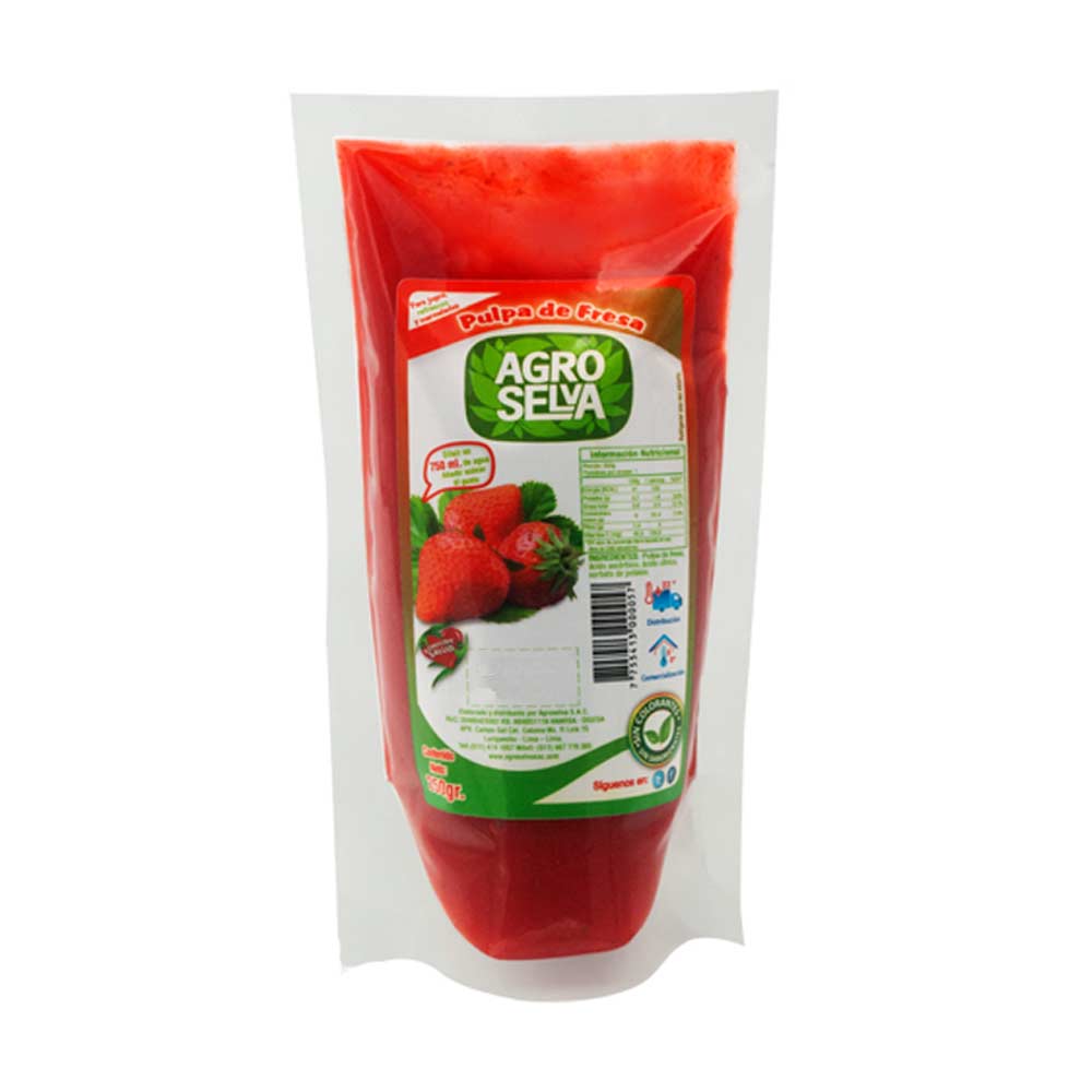 Pula de Fresa Agroselva Doypack 250g