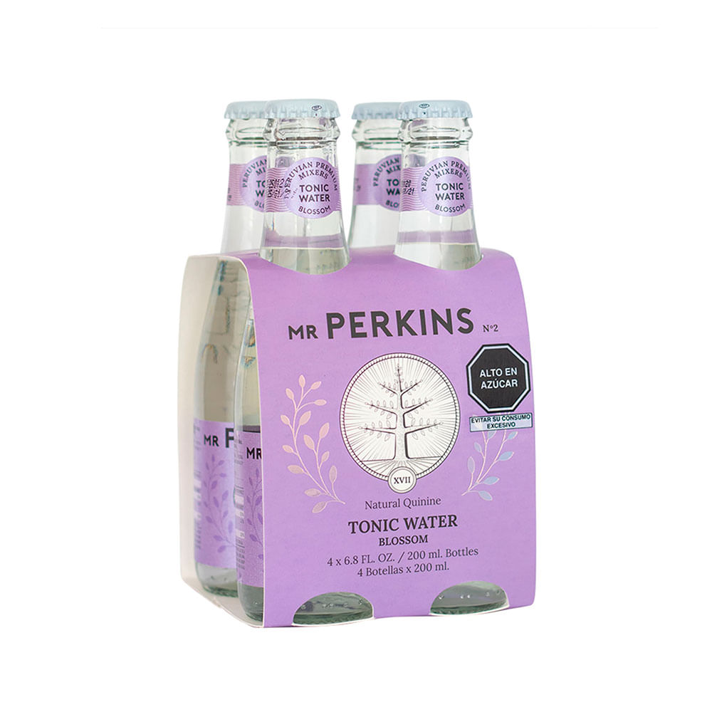 Agua Tónica Premium Blossom Mr Perkins Pack de 4 unid