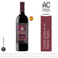 Vino Tinto Marques De Caceres Reserva 750ml