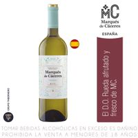 Vino Blanco Verdejo Marqués de Cáceres Botella 750ml