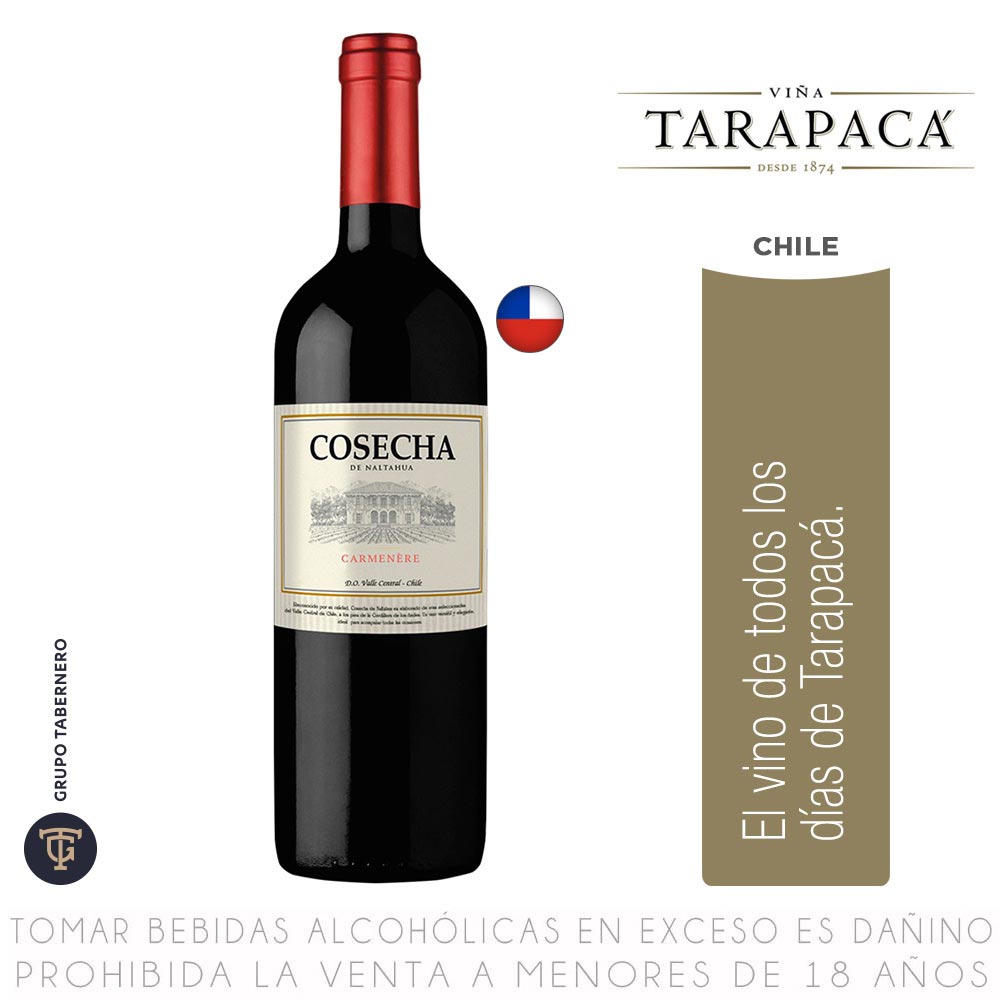 Vino Tinto Carménère Cosecha Botella 750ml