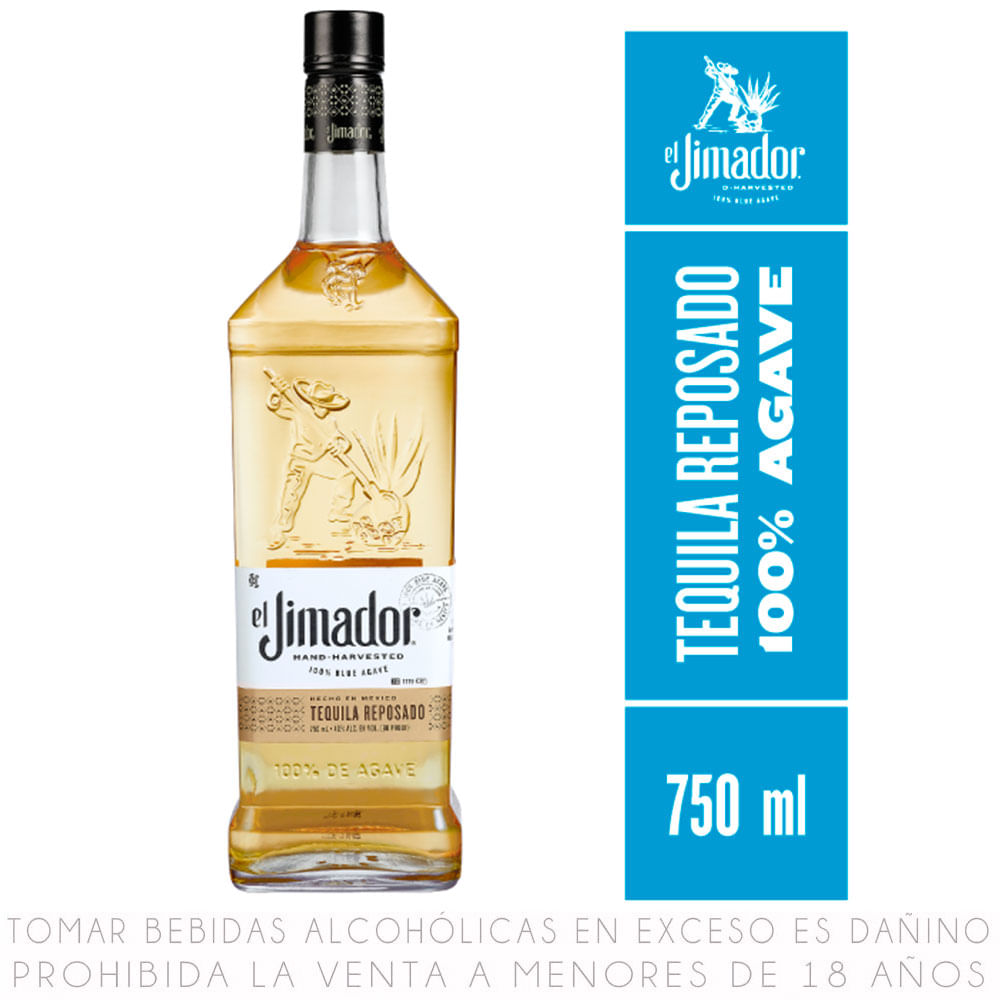 Tequila Reposado Jimador Botella 750 ml