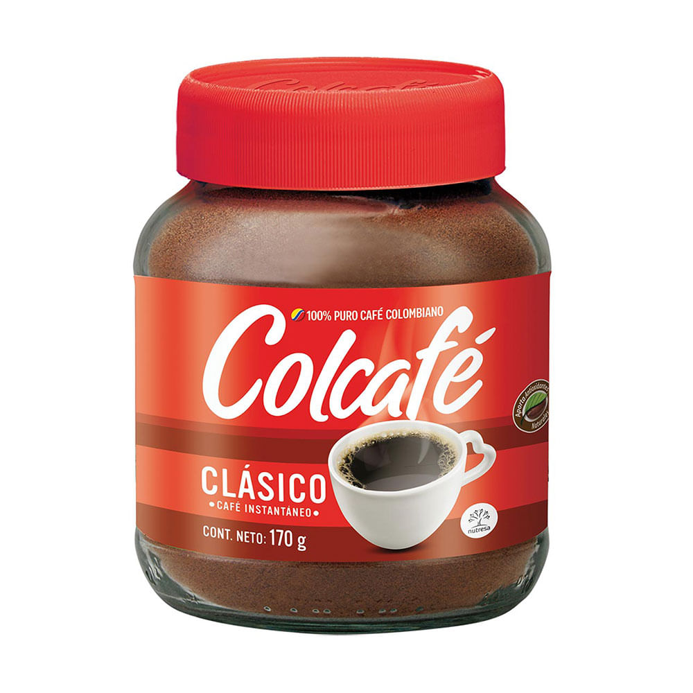 Café Instantáneo Colcafé Clásico Frasco 170 g