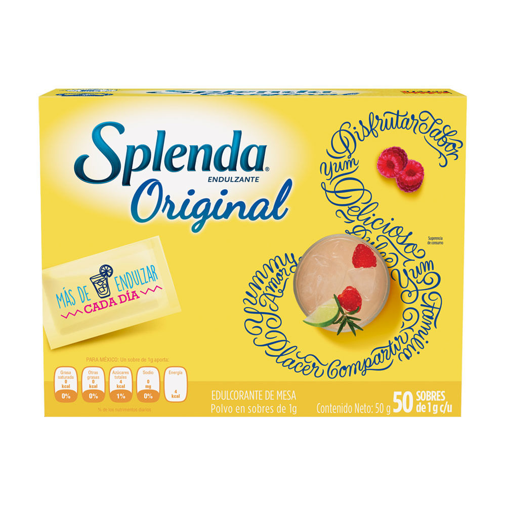 Endulzante en Polvo Splenda Libre de Calorías 50un